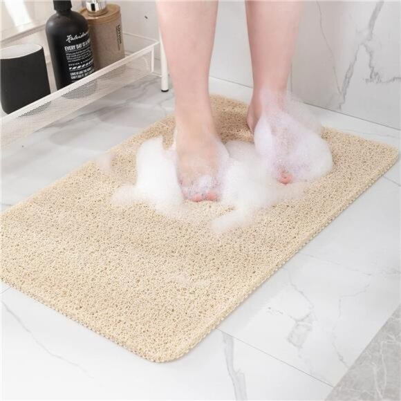 Non Slip Bathtub Mat, Anti Slip Shower Mat, Fast Drying Bath Tub Mats, Foot - Picture 1 of 7